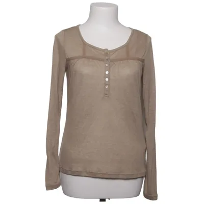 Henley shirt (Beige) from Springfield Polyester, Viscose