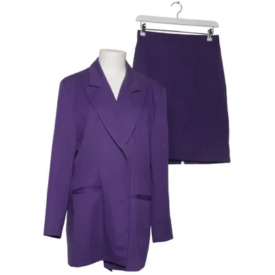 Jakkesæt med nederdel (Lilla) fra Trevira Polyester, Viscose