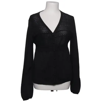 Cardigan (Black) from Xanaka Acrylic, Metallic fiber, Wool