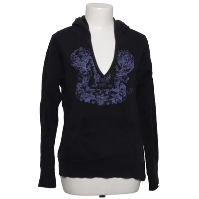 Hoodie (Black, Purple) from UND. Cotton