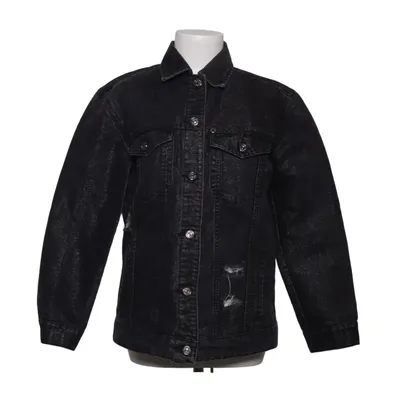 Denim jacket (Gray) from Armani Exchange Cotton, Metallic fiber, Polyester