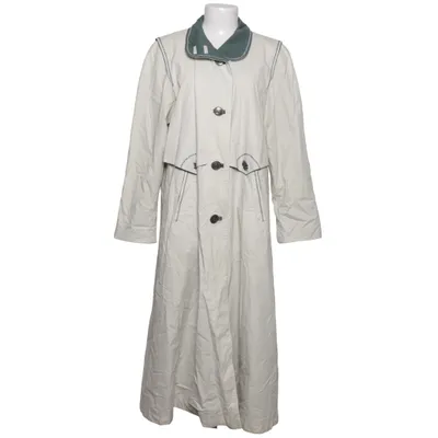 Frakke (Beige, Grøn) fra Perry Bomuld, Viscose