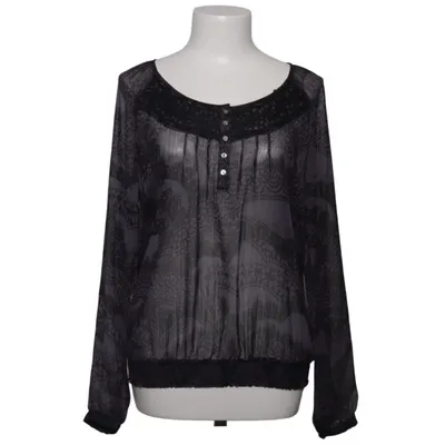 Bluse (Sort, Flerfarvet) fra Mexx Polyester
