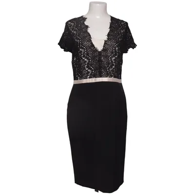 Robe de cocktail (Noir, Beige) de Mart Visser Coton, Élasthane, Polyester