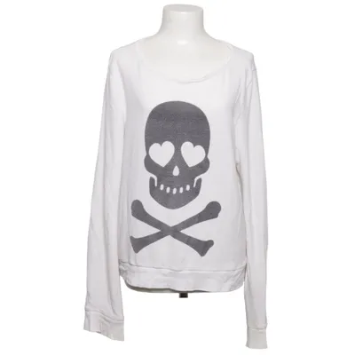 Sweatshirt (Blanc, Noir) de Wildfox Élasthane, Polyester, Viscose