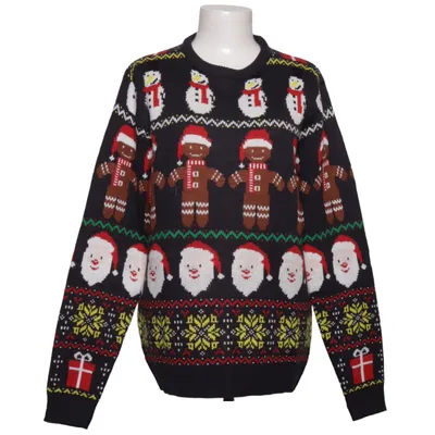 Kersttrui (Zwart, Meerkleurig) van Brave Soul Acryl