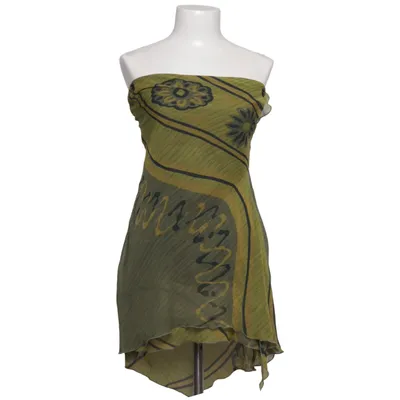 Dress (Green, Yellow, Multicolored) from BSB Collection Polyester