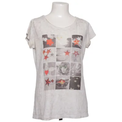 T-shirt (Wit, Bruin) van Poolgirl Elastaan, Polyester