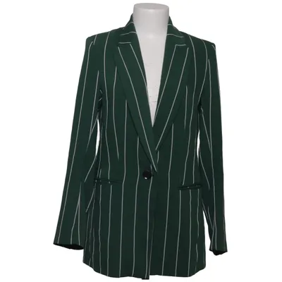 Blazer (Green, White) from H&M Polyester, Viscose