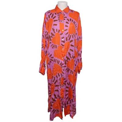 Skjortklänning (Lila, Orange, Brun) från Liebesglück Viskos