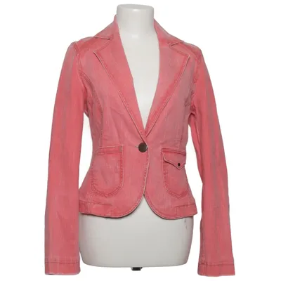 Veste en jean (Rose) de QS Style Coton, Élasthane