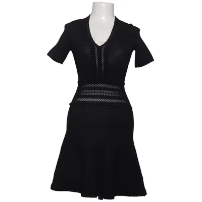 Dress (Black) from Sandro Elastane, Polyamide, Viscose