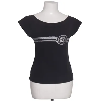 T-shirt (Noir) de Armani Jeans Coton, Élasthane
