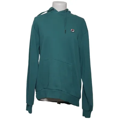 Huvtröja (Grön) från Fila Bomull, Polyester