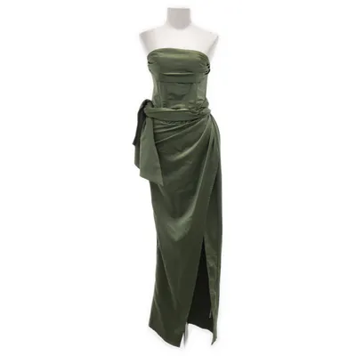 Aftonklänning (Grön) från PrettyLittleThing Polyester