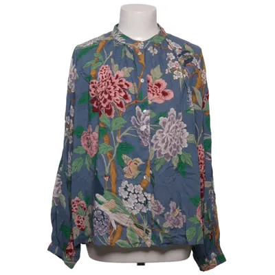 Blouse (Blue, Multicolored) from GP & J Baker x H&M Lyocell, Viscose