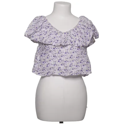 Crop top (Vit, Lila, Flerfärgad) från Mango Casual Bomull