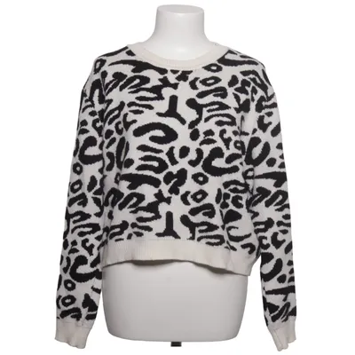 Sweater (White, Black) from Usha Acrylic, Elastane, Nylon, Viscose