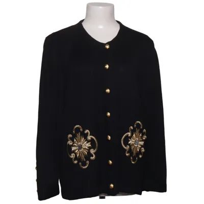 Cardigan (Noir) de Bode Acrylique, Laine