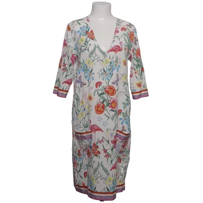 Maxi dress (White, Multicolored) from Jadicted Elastane