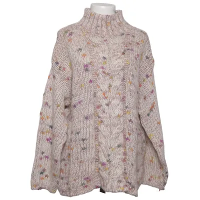 Sweater (Beige, Multicolored) from Qiero Acrylic, Mohair, Polyamide, Polyester, Wool