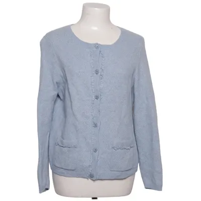 Cardigan (Blue) from Maerz Muenchen Polyamide, Silk, Wool