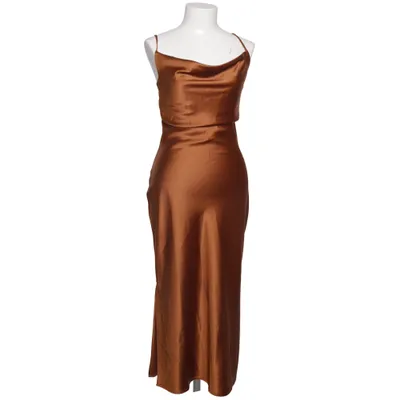 Långklänning (Brun) från Gina Tricot Elastan, Polyester