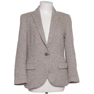 Kavaj (Brun, Vit) från Escada Polyamid, Ull