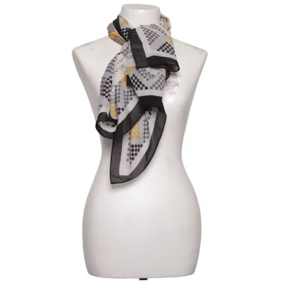 Cravat (Zwart, Wit, Geel) van Zoya Polyester