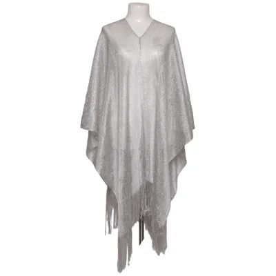 Poncho (Silver) from Primadonna Collection Polyester