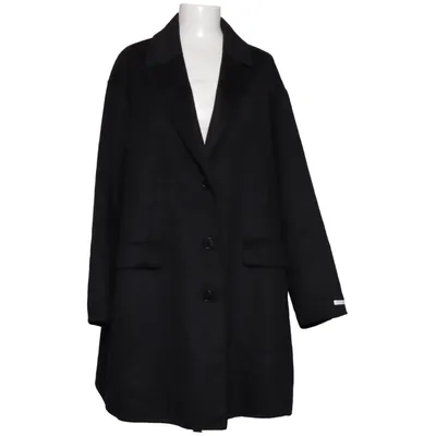 Coat (Black) from Samoon Polyester, Viscose, Wool