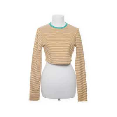 Crop top (Gul, Hvid, Grøn) fra Collusion Elastan, Polyester, Viscose