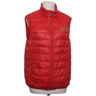 Down vest (Red) from Emporio Armani Down, Feather, Polyamide
