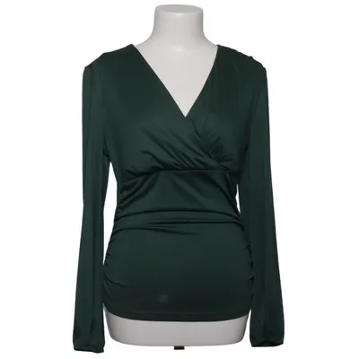 Wrap blouse (Green) from Grace Karin Elastane, Polyester, Viscose
