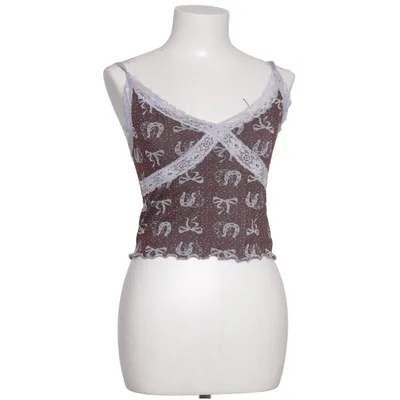 Linne (Brun, Blå, Flerfärgad) från Urban Outfitters Elastan, Polyamid, Polyester