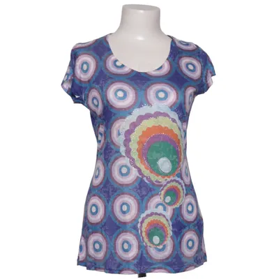 T-shirt (Blå, Flerfärgad) från Louise Orop Polyester, Viskos