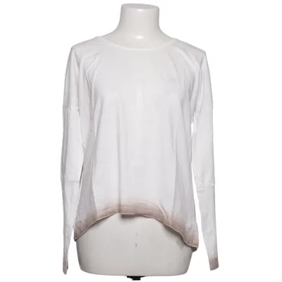 Langærmet t-shirt (Hvid, Brun) fra Broadway NYC Fashion Bomuld