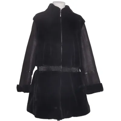 Jacka (Svart) från Judith Williams Pälsimitation, Polyester, Polyuretan, Mocka