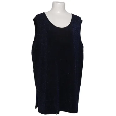 Tank Top (Black, Blue) from Jean Marc Philippe Acetate, Elastane, Viscose