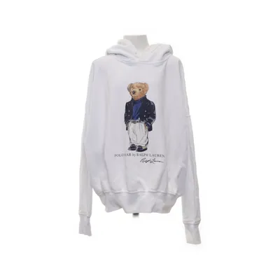 Huvtröja (Vit) från Polo Ralph Lauren Bomull, Polyester