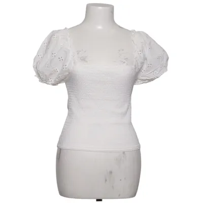 Crop top (Hvid) fra L.O.G.G by H&M Bomuld