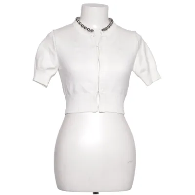 Crop top (Vit, Silverfärgad) från Zara Polyamid, Polyester, Viskos