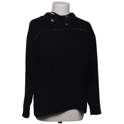 Hoodie (Black) from Lisa Tossa Elastane, Polyester, Viscose