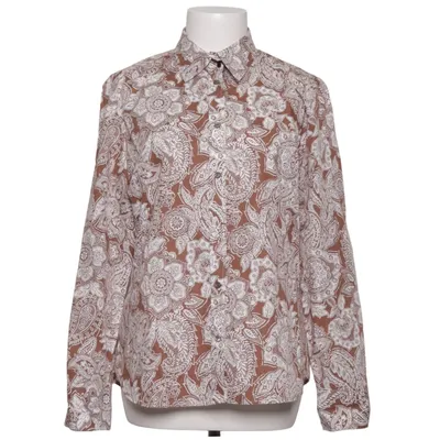 Bluse (Brun, Hvid) fra Eterna Excellent