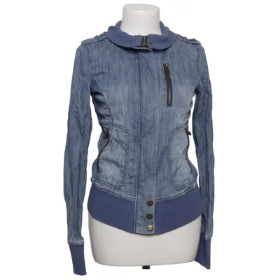 Jeansjacka (Blå) från Review Bomull, Elastan