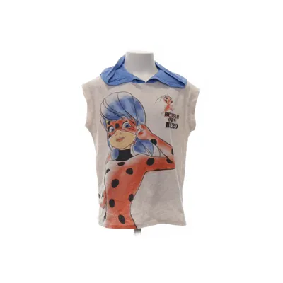 Kortärmad huvtröja (Vit, Blå, Röd, Svart) från Miraculous Bomull, Polyester