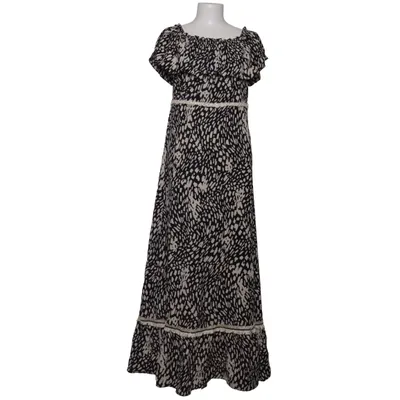 Maxi dress (Black, Beige) from Traffic People Polyester, Viscose