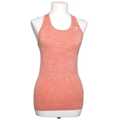 Sports tank top (Orange) from Gymshark Elastane, Polyamide, Polyester