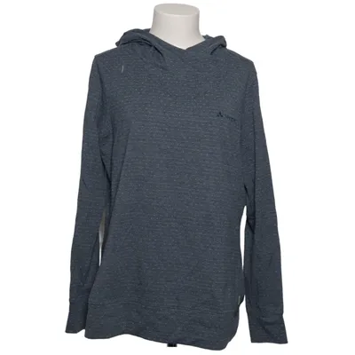 Sweat à capuche (Bleu) de Vaude Élasthane, Coton biologique, Polyester recyclé