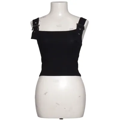 Crop top (Black) from Urban Outfitters Cotton, Elastane